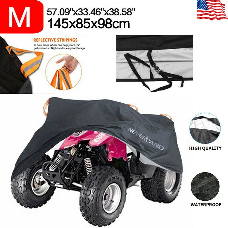 Lawn Tractor Mower Cover 57x33'' Waterproof UV Snow Heavy Duty
