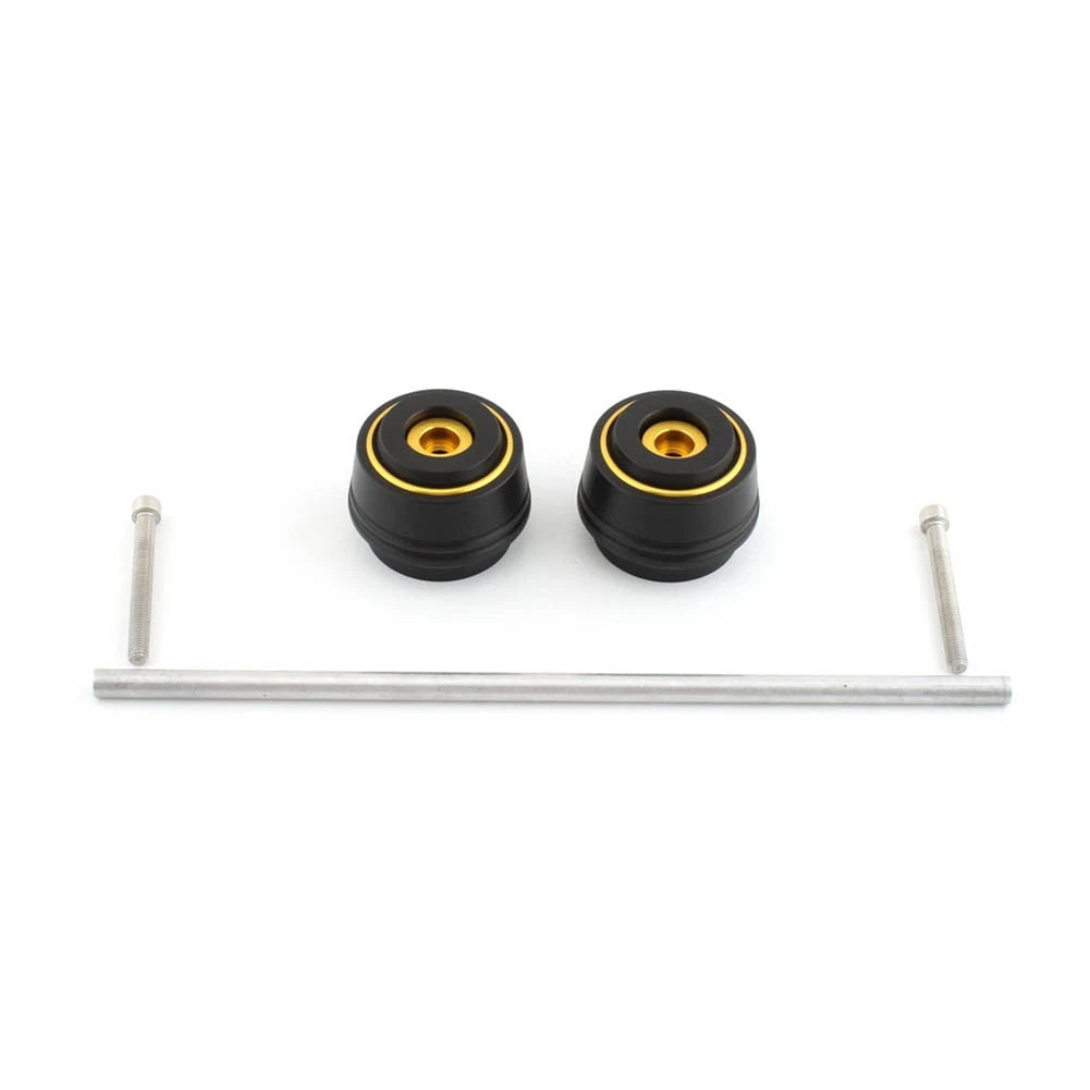 Front Wheel Axle Fork Slider Crash Protector for Zontes Shengshi 368 D E M (2019–2023) Gold