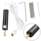 Electric Miniature Drill for Engraving and Woodworking (USB Cable)
