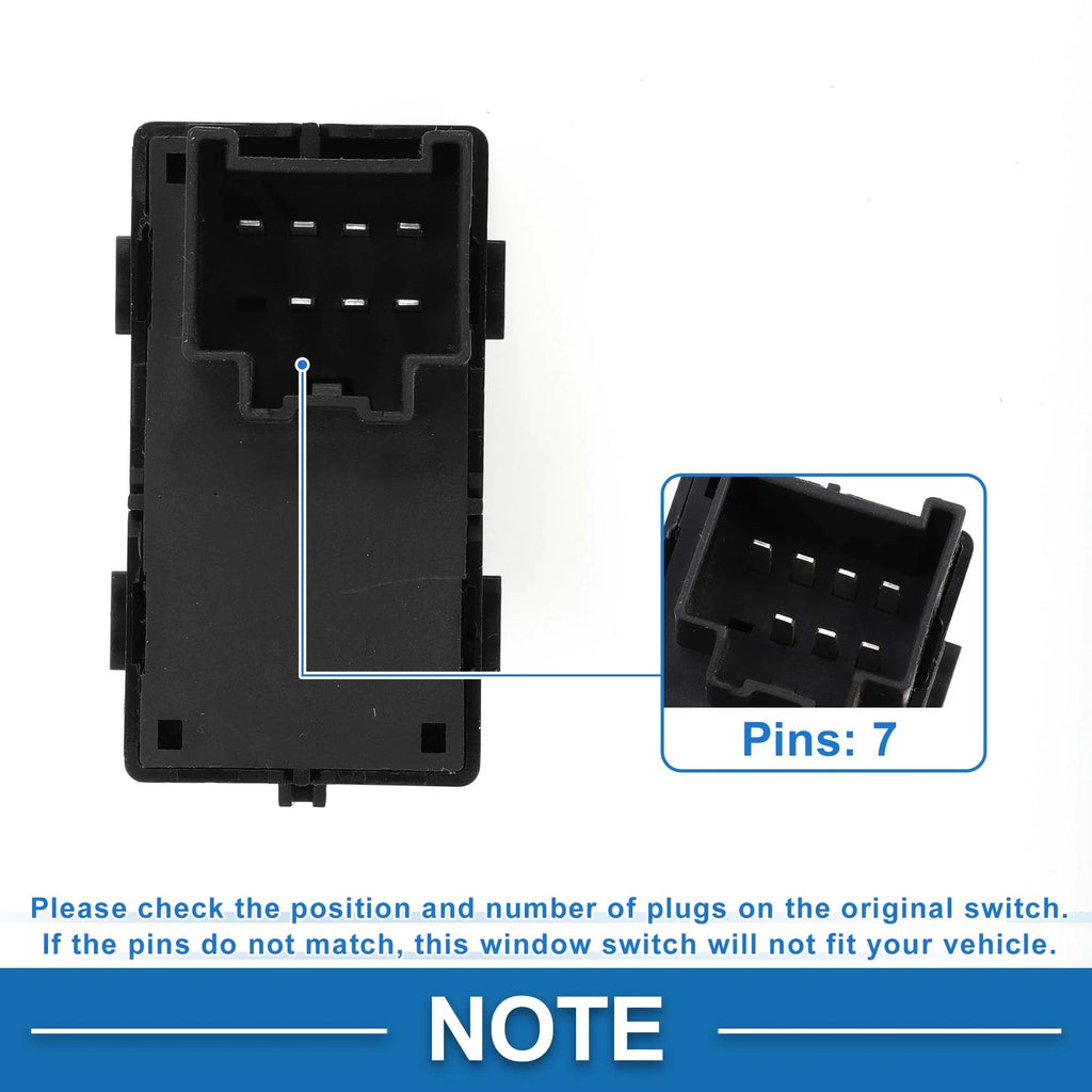 Front Side Power Window Switch for Chevrolet Silverado 1500 2500 3500 (2007–2013)