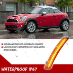 2X Front Side Marker Amber LED Light for MINI Cooper (2007–2019)