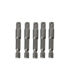 Socket Adapter Converter for 1/4" Square Drive (Chrome Vanadium Steel)