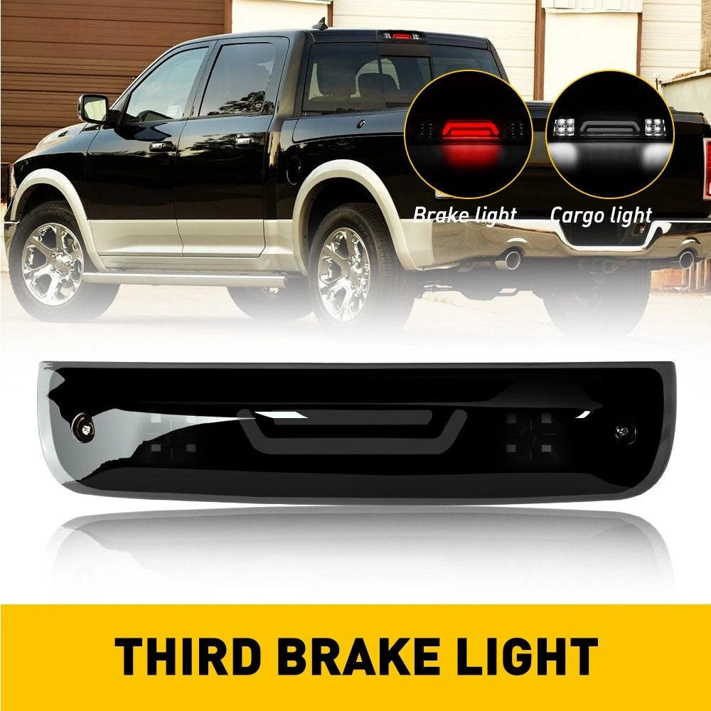 LED Smoke 3rd Brake Light for Ram Dodge 1500 2500 3500 (2009–2018)