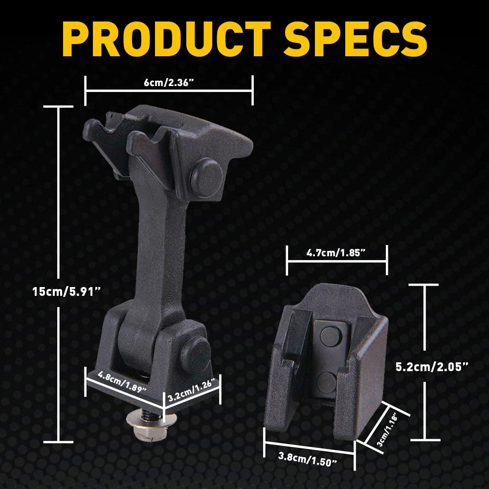 Hood Latch Lock Catch Kit for Jeep Wrangler JK JKU (2007–2018) LH & RH