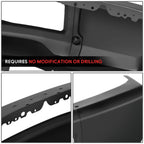 Front Bumper for Ford F250 F350 Super Duty (2017–2019) OE W/Fender Flares Black