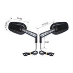 LED Turn Signal Rear View Mirrors for Harley V Rod VRSCF (2009–2017)