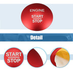 Engine Start Stop Button Cover Trim Sticker for Mercedes-Benz E-Class (2017–2023)