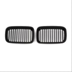 Pair Front Hood Kidney Grille for BMW 3 Series E36 (1992–1996) Matte Black