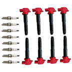 Set of 8 Ignition Coils & Spark Plugs for Porsche Panamera (2014-2018)