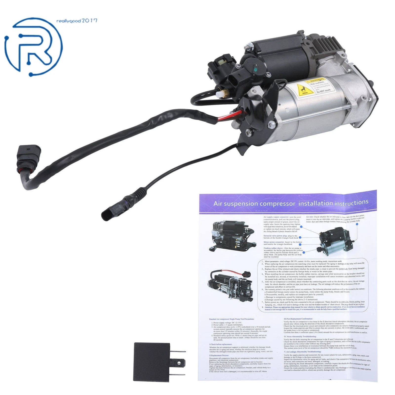 Air Suspension Compressor Assembly for Bentley Continental (2003–2012)