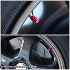 Set of 4 Aluminum Tire Rim Valve Air Port Dust Cover Stem Caps RT007 Silver for Cars