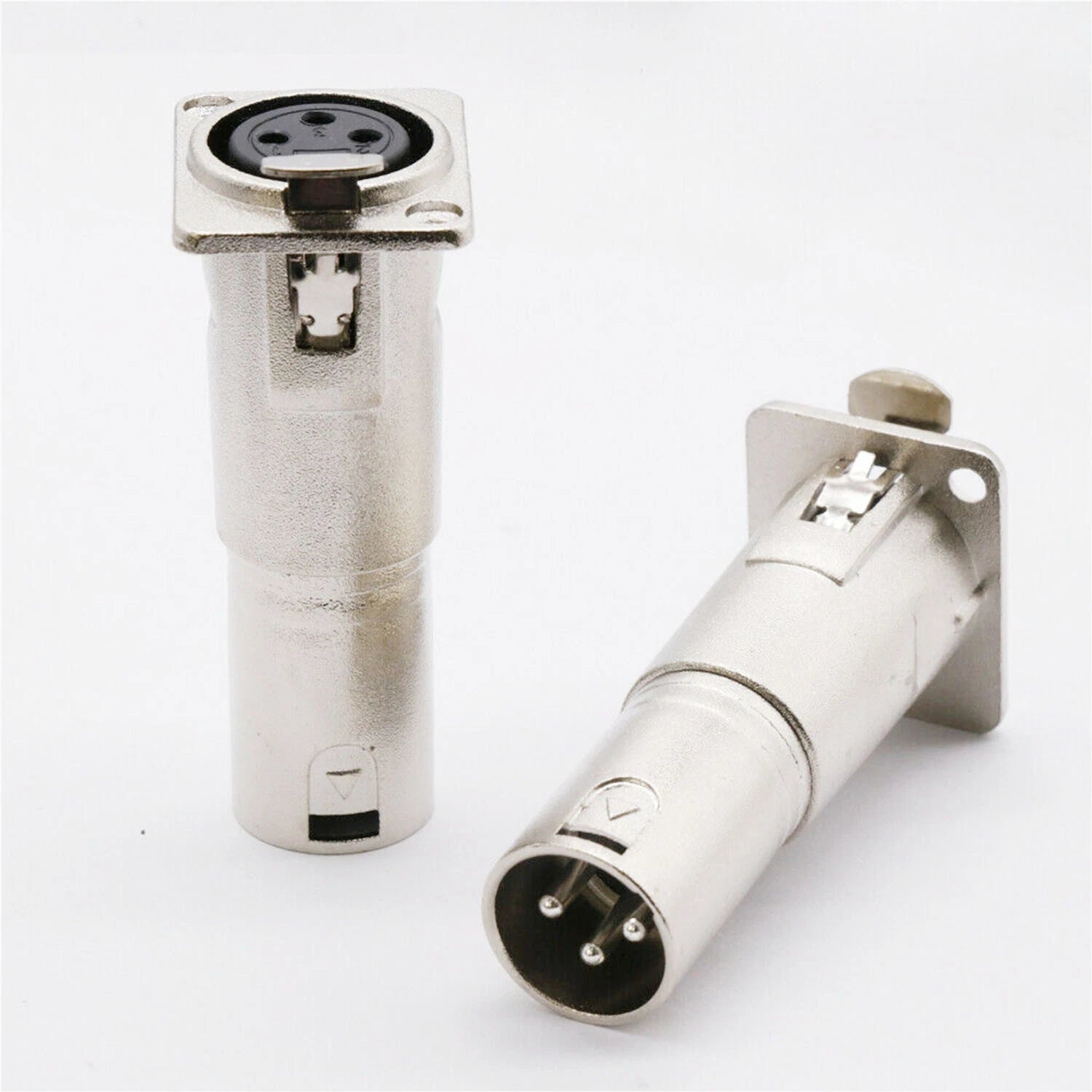 8x 3Pin XLR Female to Male Audio Pass Through Connector Adapter