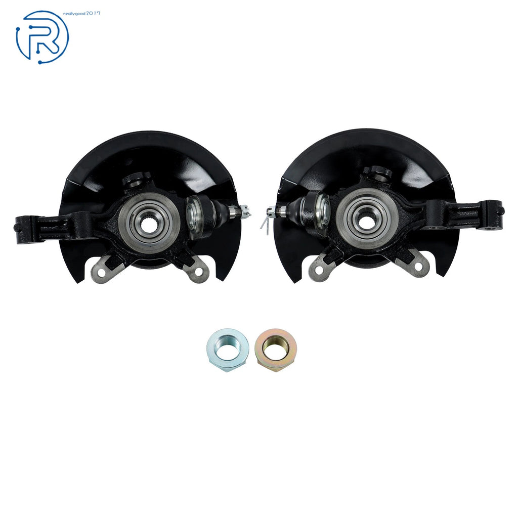 Set of 2 Front Wheel Hub & Bearing Knuckle Assembly for Honda Civic (2003–2005)