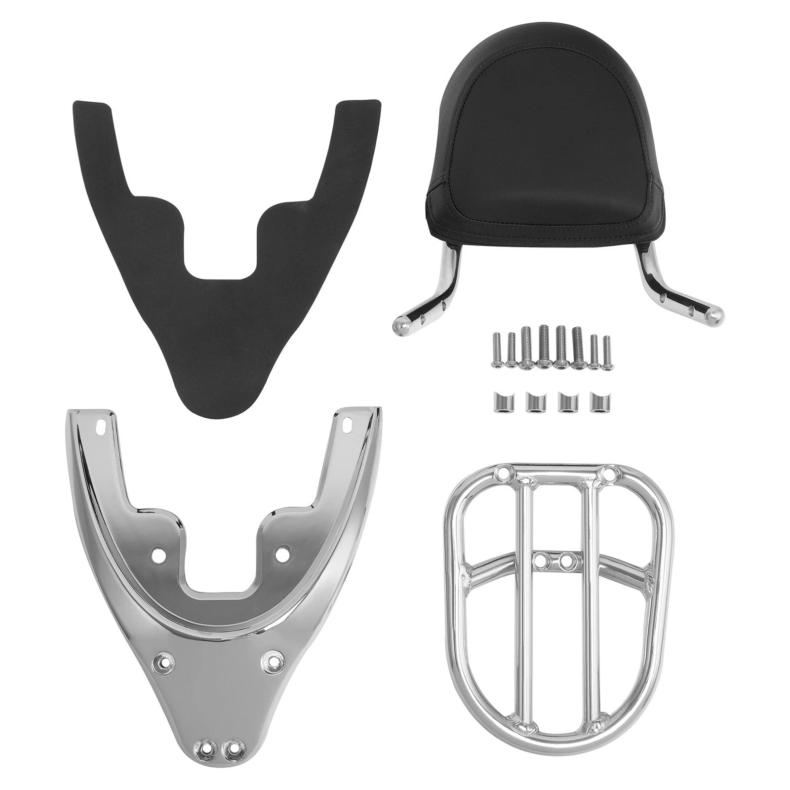 Sissy Bar Luggage Rack Pad Baseplate for Harley VROD (2002–2006)
