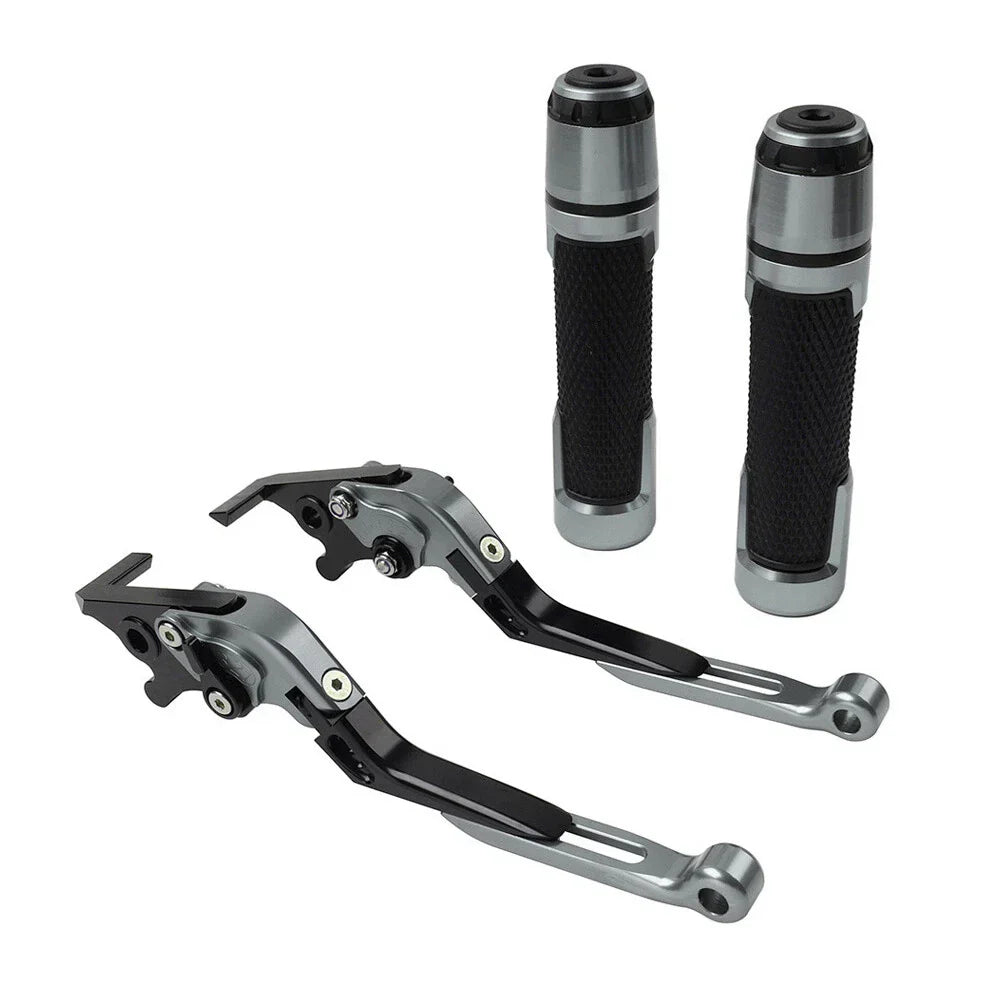 Titan Extendable Brake Clutch Levers Grips Set for BMW F650GS (2002-2007)