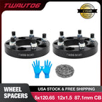 2PCS 1-Inch 5x4.75 Wheel Spacers M12x1.5 for Chevy Blazer (1995–2005)
