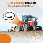 Power Wire Connector for Case IH Combine 2166 2188 2344 2366 2388 (86511459)