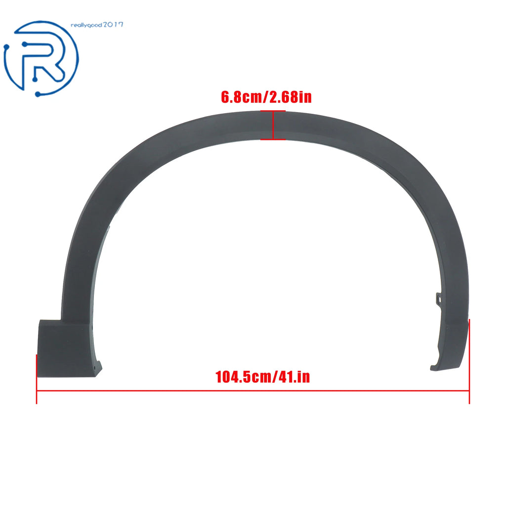 Front Right Passenger Wheel Lip Fender for Mazda CX-9 (2016-2023) Black