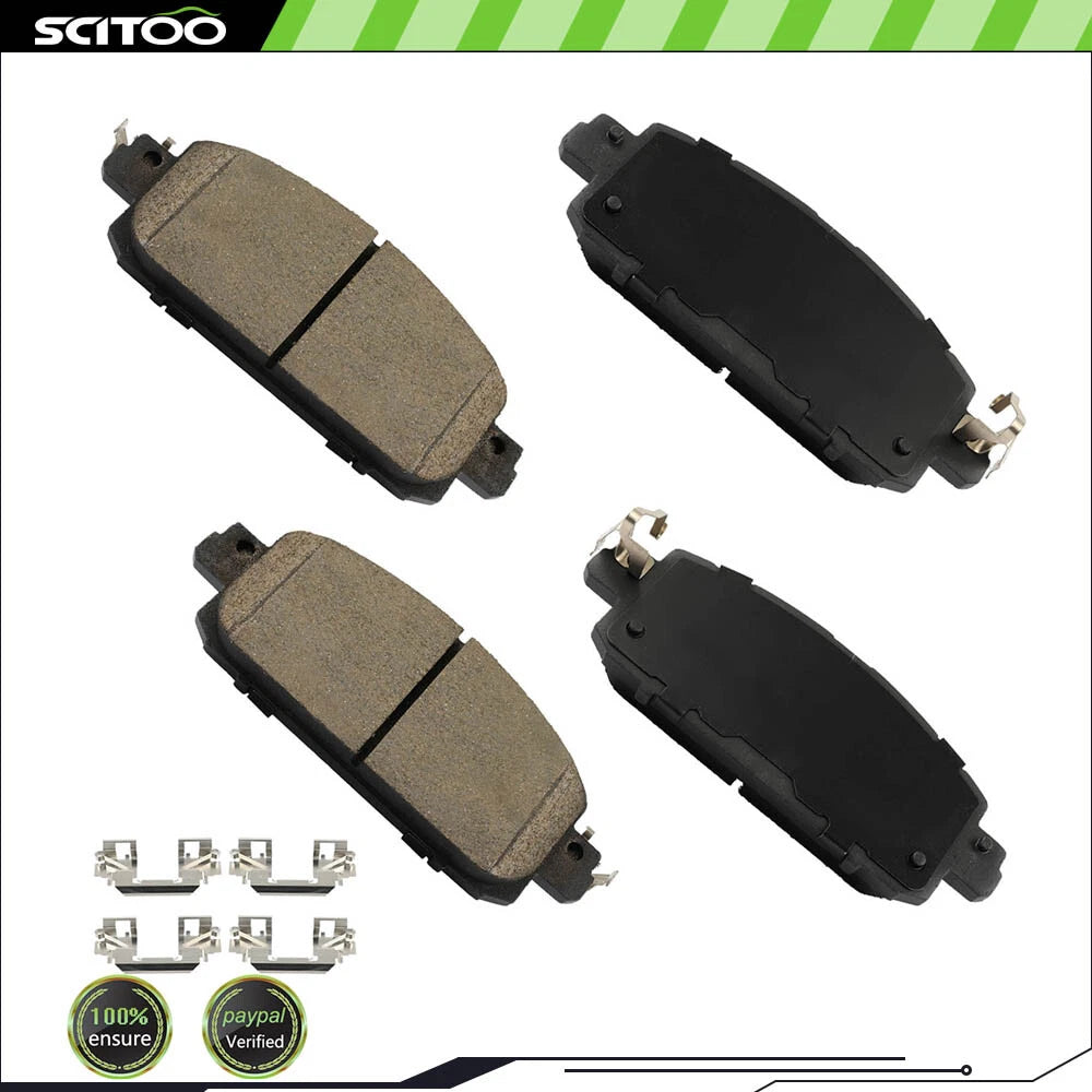 4X Front Ceramic Brake Pads for Nissan Kicks Sentra (2021–2023)