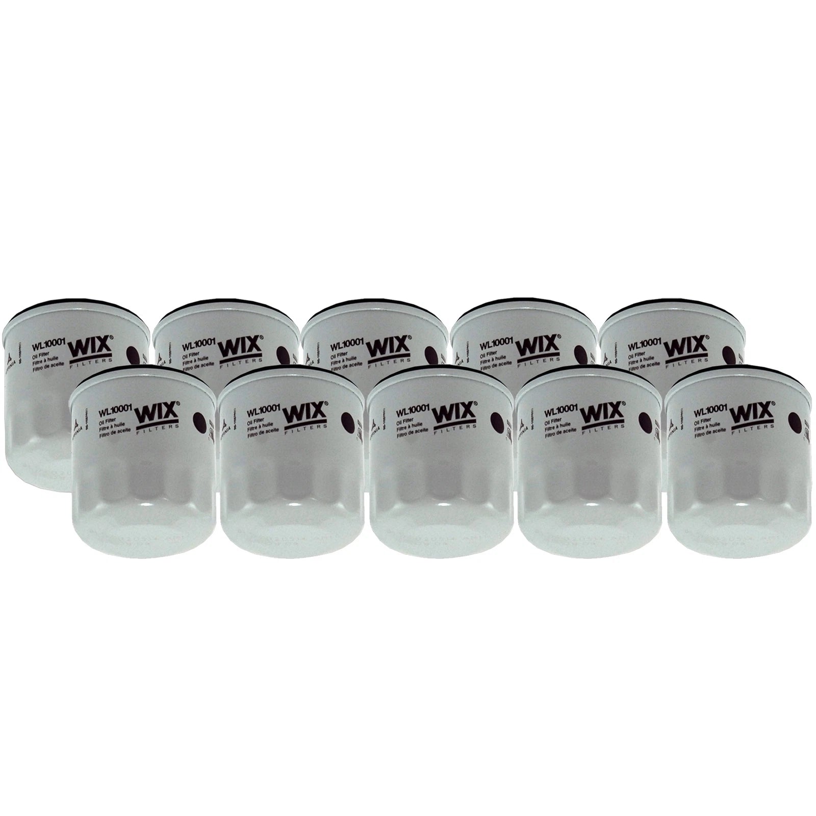 Set of 10 Engine Oil Filters for Chevrolet Spark (2013–2023)