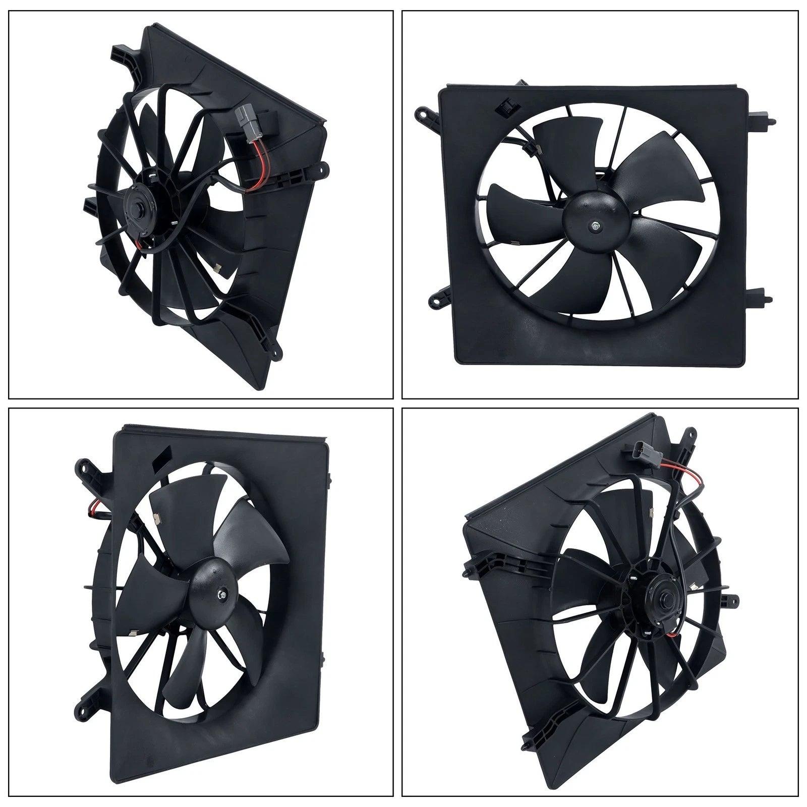 Set of 2 Cooling Fan Assemblies for Honda Element (2007–2011)