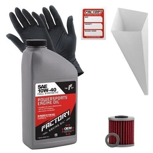 10W40 Oil Change Kit for Kawasaki KX250F KX250 KX250X (2010–2023)