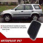 2X Smoke White LED Rear Bumper Side Marker Lamps for Honda CR-V (1997–2001)