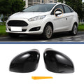 Mirror Cover Cap Set of 2 for Ford Fiesta MK7 (2008–2017) Gloss Black