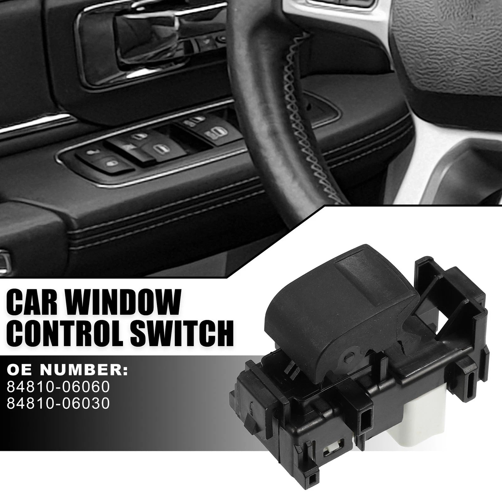 Set of 2 Window Switches for Toyota RAV4 Auris (2006–2018) 84810-06060