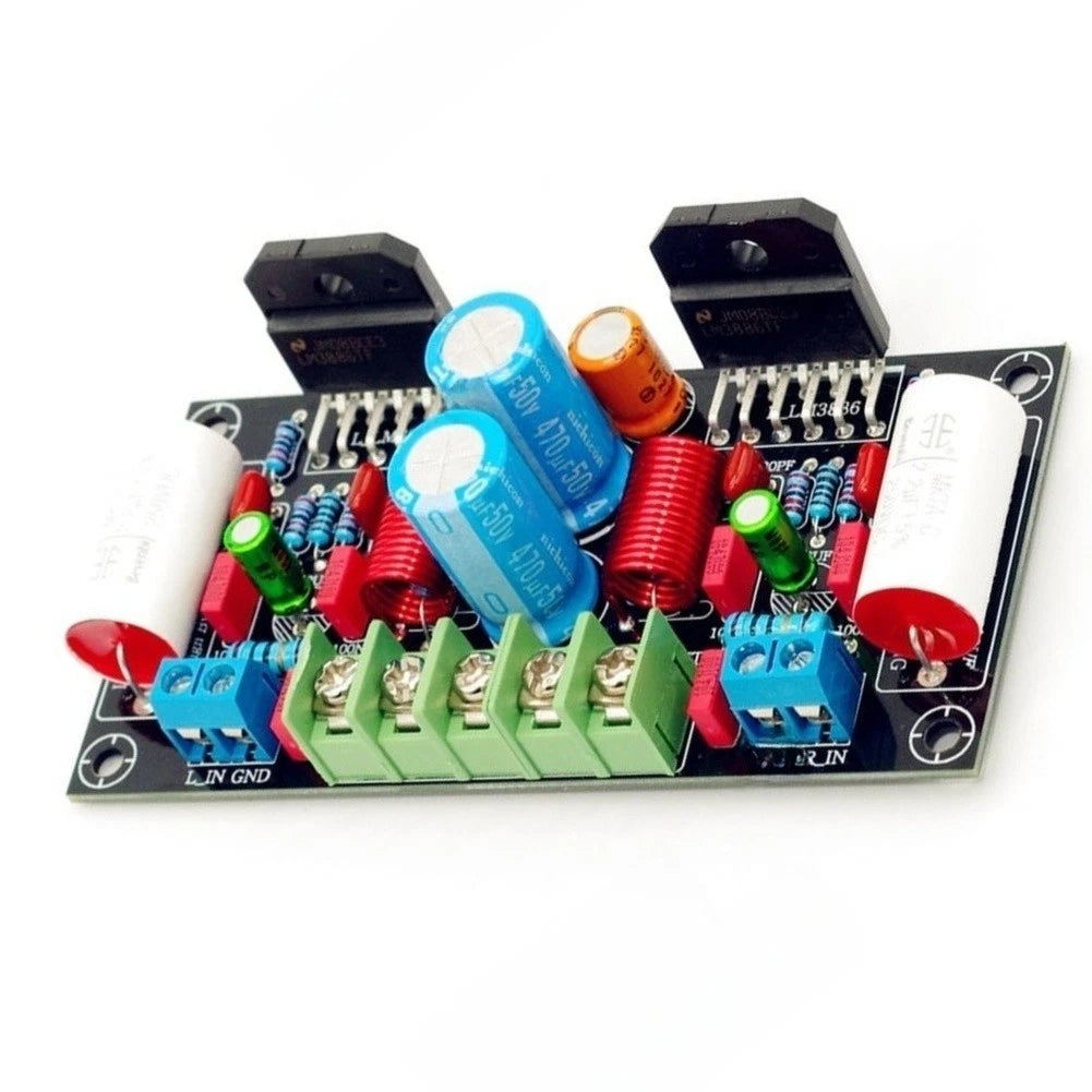 LM3886 Dual Channel Audio PCB for Custom Builds (Unpopulated)