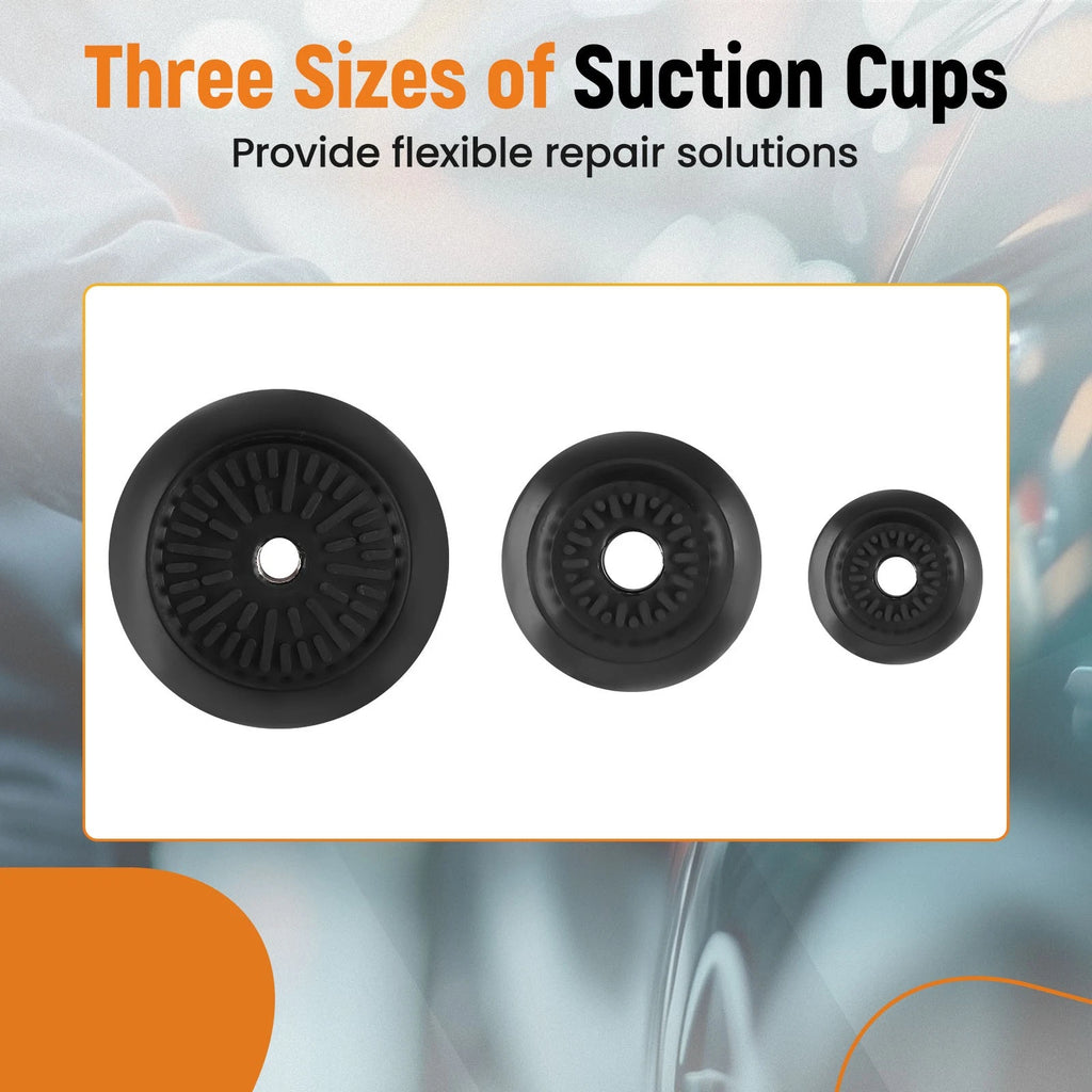 3X Air Pneumatic Dent Puller Suction Cups for Auto Body Repair