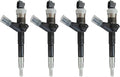 Set of 4 Fuel Injectors for Nissan 2.2L (16600-8H800, Denso 095000-0510)