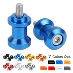 8mm Swingarm Spools Sliders for Honda Suzuki Kawasaki Triumph (2000–2023)