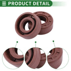 Set of 5 Oil Seal 10x22x8mm for Rotary Shaft (Fluorine Rubber)