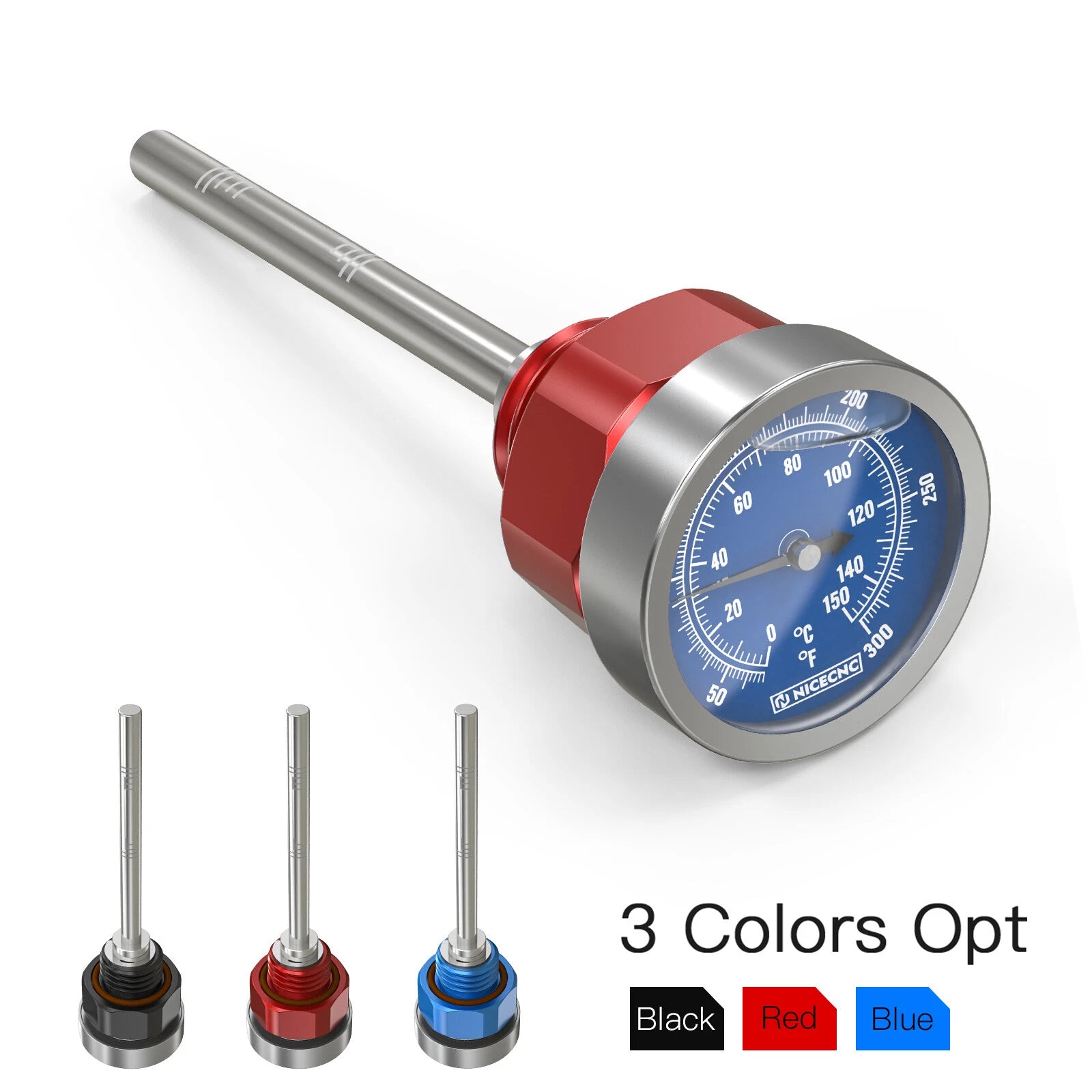Oil Dipstick Level Gauge w/ Temperature Gauge for Yamaha YFZ450 (2004–2013)