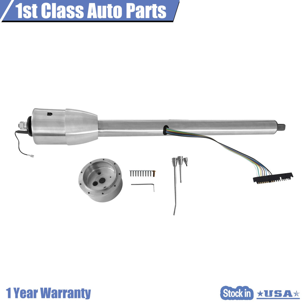 32" Polished Tilt Steering Column for Make Model