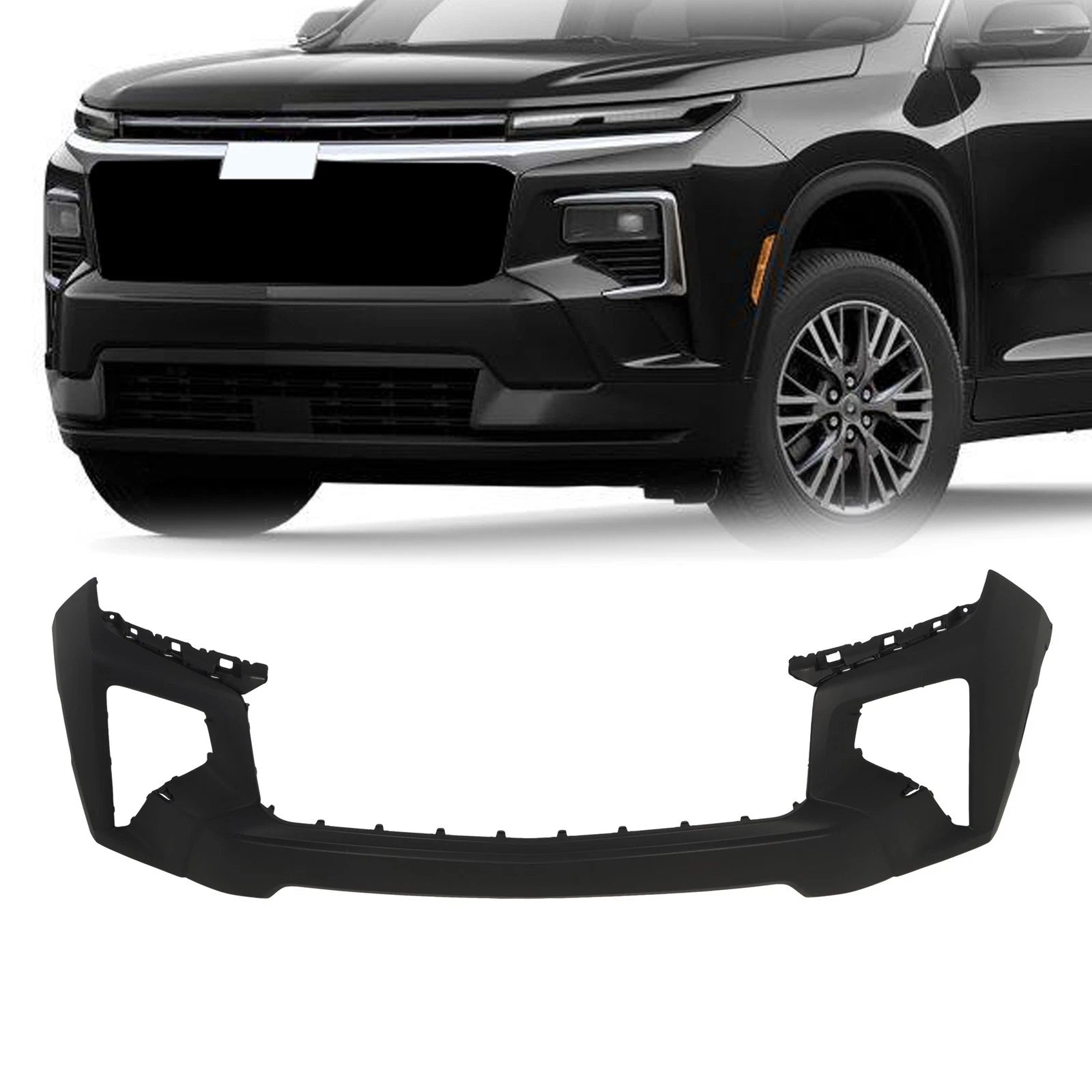 Front Bumper Cover for Chevrolet Traverse (2025) W/o Sensor Holes