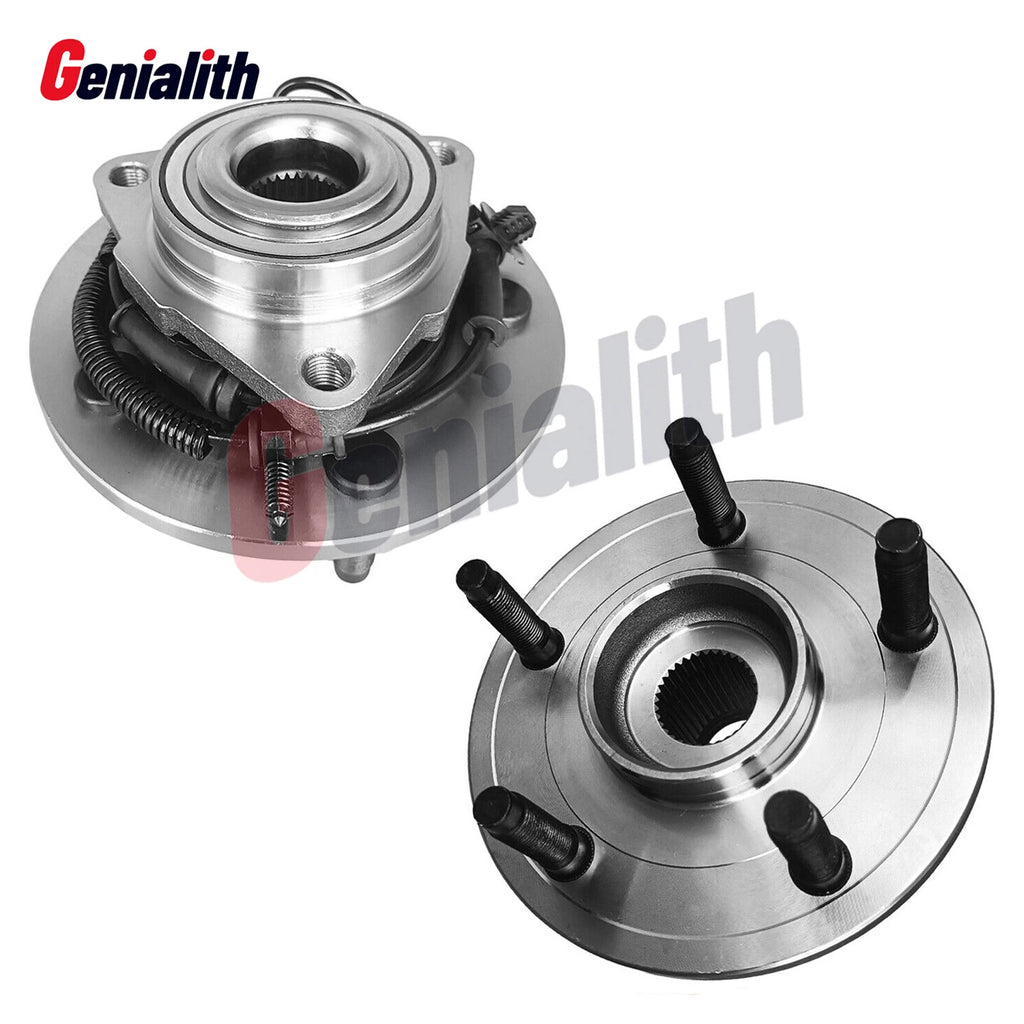 Pair Front Wheel Hub Bearings for Dodge Ram 1500 (2006–2009) W/ ABS 5Lug
