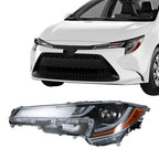 LED Projector Headlight Assembly for Toyota Corolla LE (2020-2021)