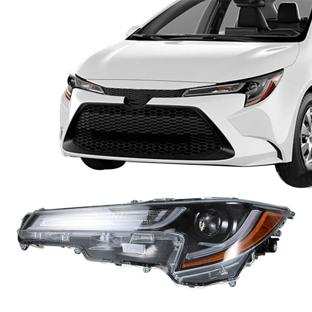 LED Projector Headlight Assembly for Toyota Corolla LE (2020-2021)