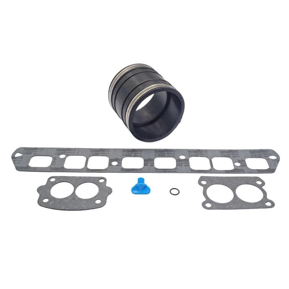 Exhaust Manifold Kit with Bellow Gasket & Drain Plug for Mercruiser 3.0LX/3.0L