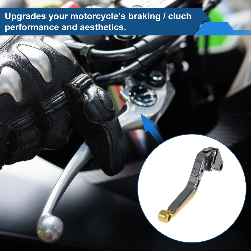 Adjustable Brake Clutch Lever for Honda X11 (1999–2002) Titanium Gold Tone
