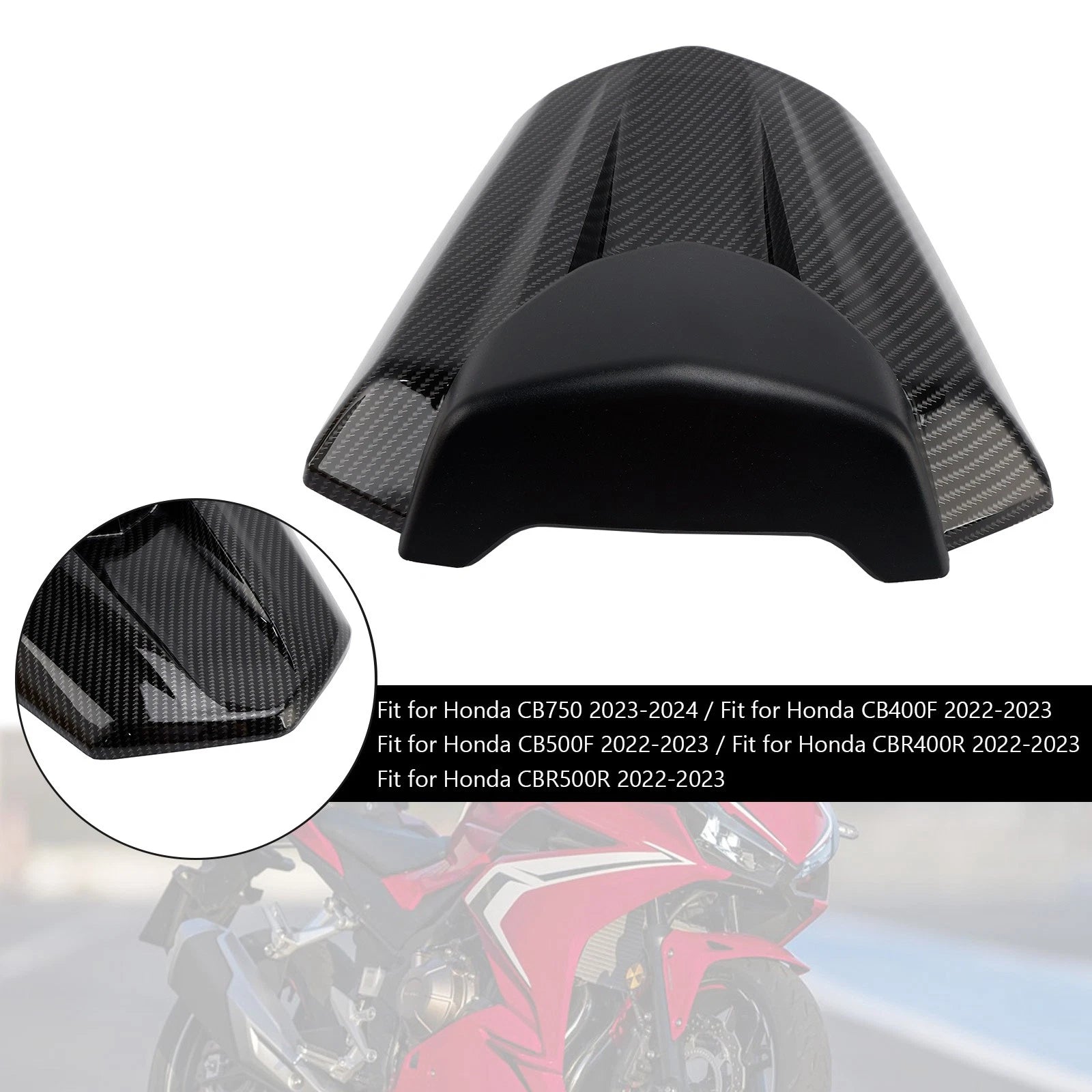 Rear Tail Seat Fairing Cover for Honda CB750 CB400F CB500F CBR400R CBR500R (2022–2023)