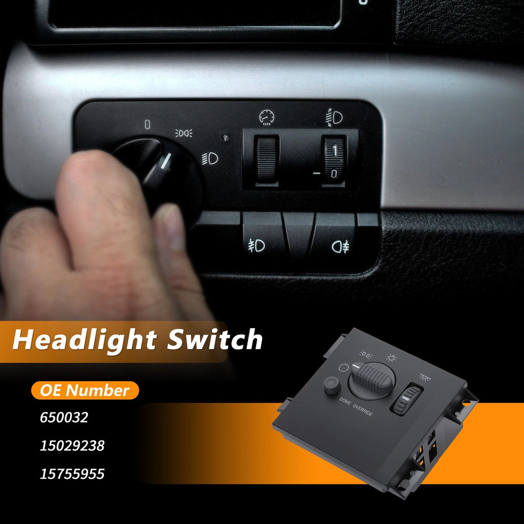 Headlight Switch for GMC Jimmy (1999–2001) No. 650032