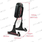 Flame Detachable Backrest Sissy Bar for Softail FLST FXST