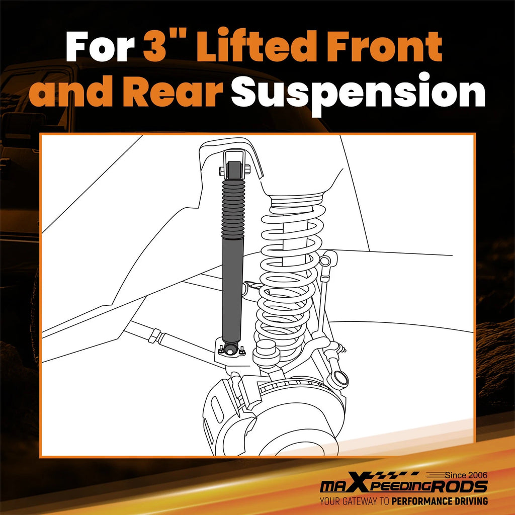 3" Lift Kit with Shocks, Struts & Control Arms for Ram 1500 4WD (2012–2018)
