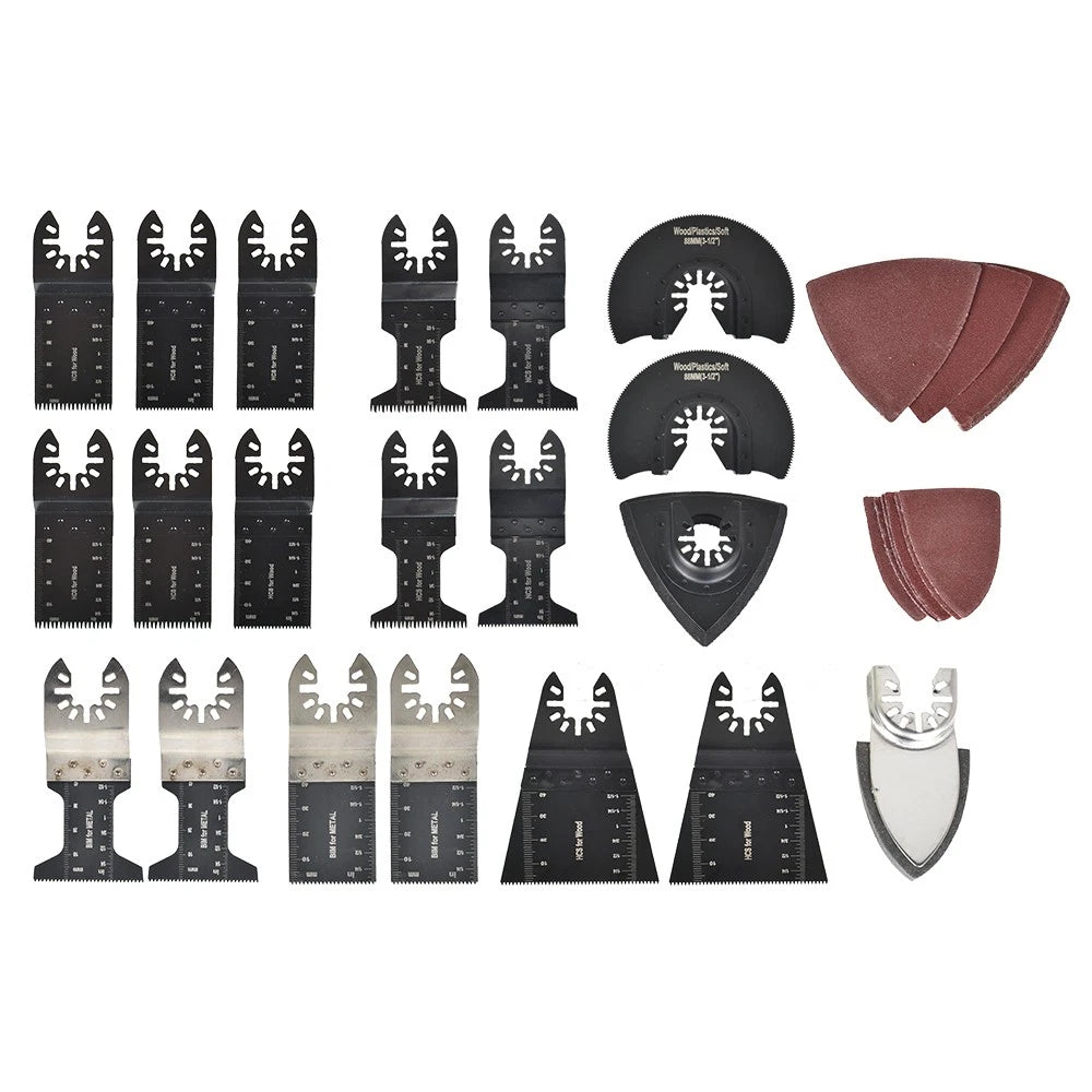 40-Piece Oscillating Tool Accessories Kit for Universal Multitools