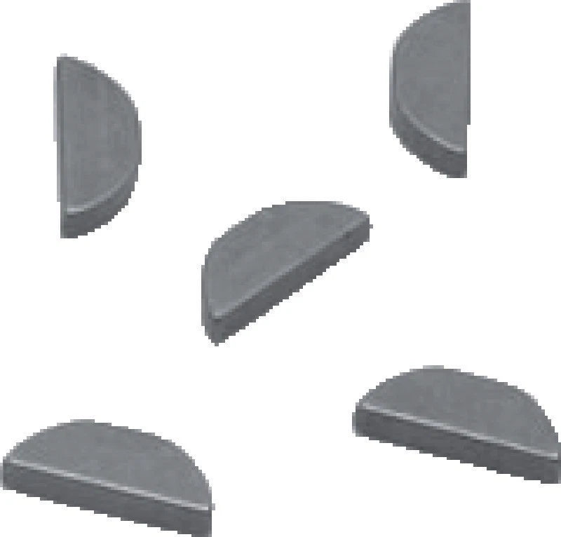 5 Pack Woodruff Key .094in x .500in x .491in for S&S Cycle