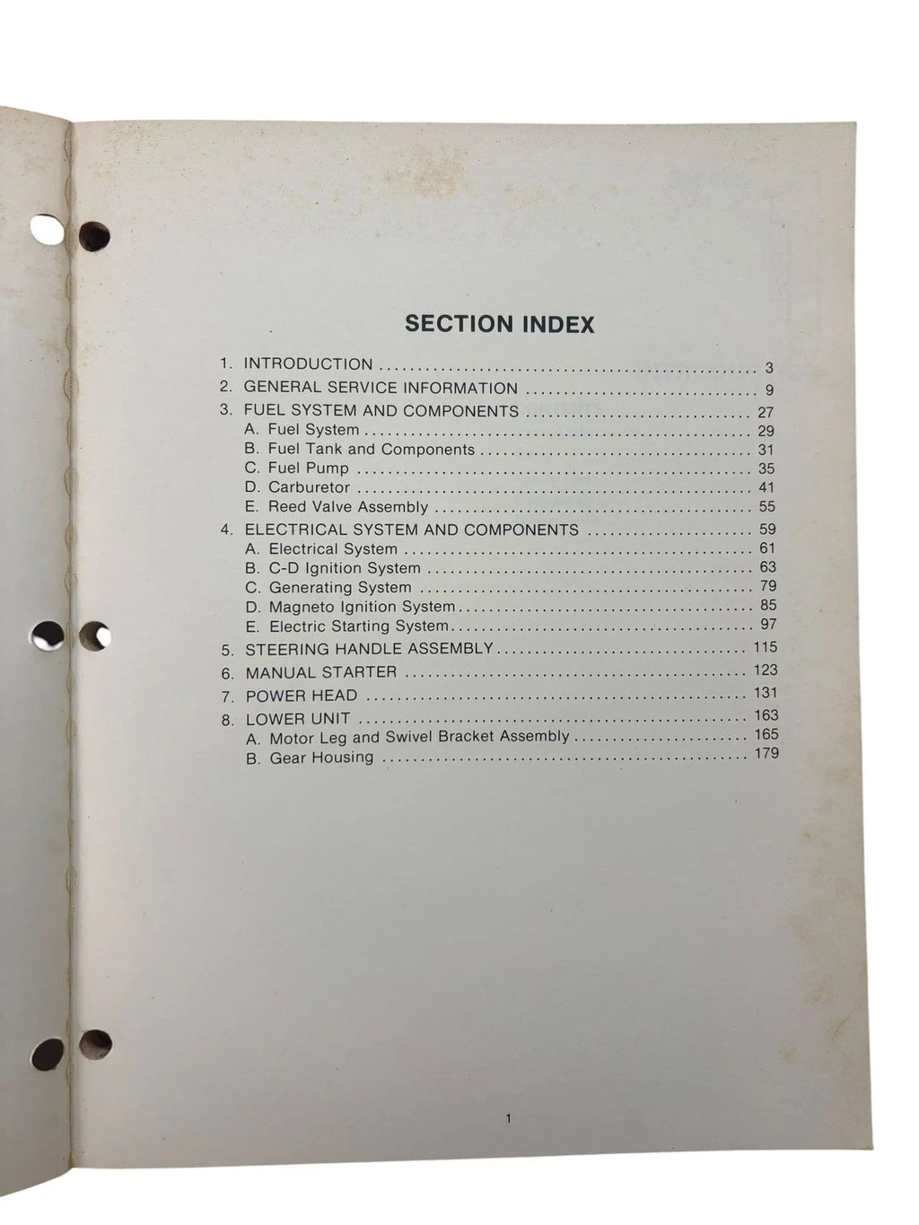 Service Manual for Chrysler Outboards OB3435 (20/30 HP)