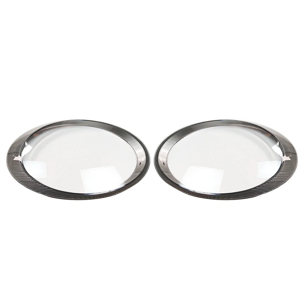 2X Front Headlight Lens Cover for Porsche Carrera 997 911 (2006–2012)